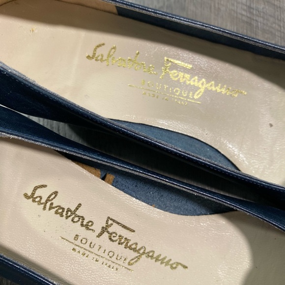 SALVATORE FERRAGAMO Leather Womens Heels - Picture 6 of 9